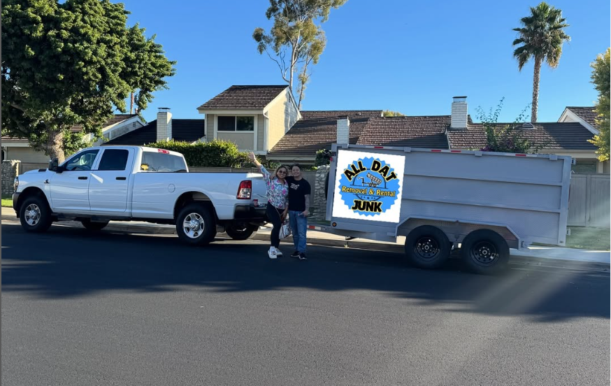 All Dat Junk truck and trailer